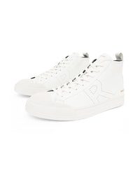 RARE RABBIT Men Sauron Hi Pro Leather High-Top Sneakers