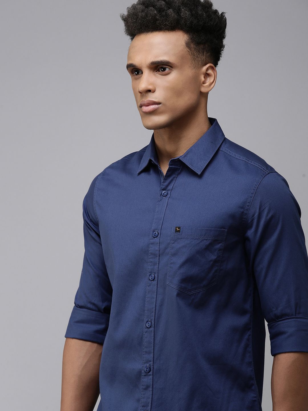 SPYKAR Pure Cotton Slim Fit Casual Shirt