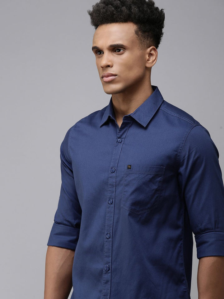 SPYKAR Pure Cotton Slim Fit Casual Shirt