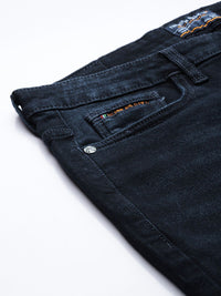 The Indian Garage Co Men Slim Fit Light Fade Stretchable Jeans