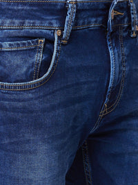 SPYKAR Men Slim Fit Low-Rise Heavy Fade Stretchable Jeans