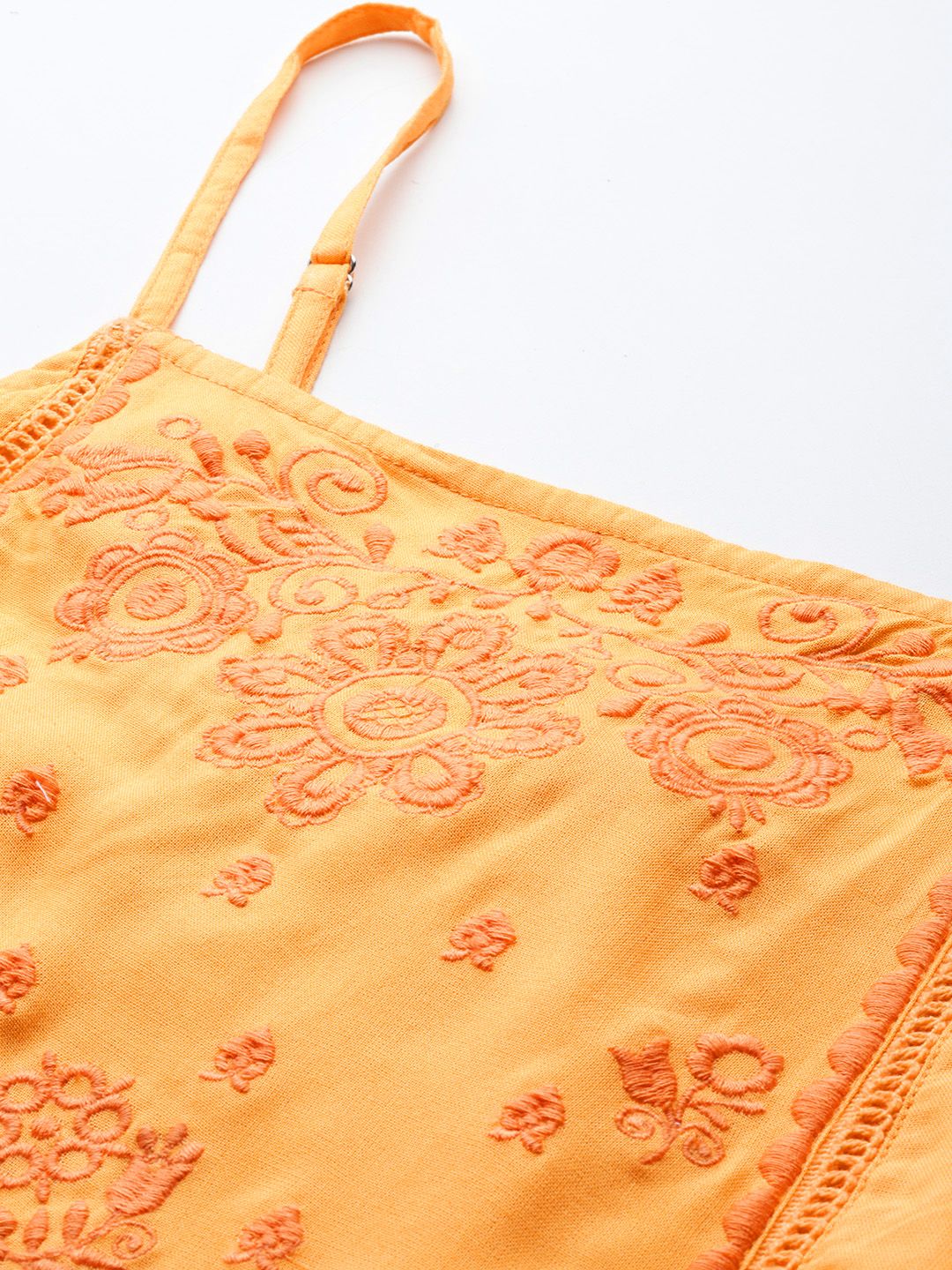 DressBerry Embroidered Strappy Top