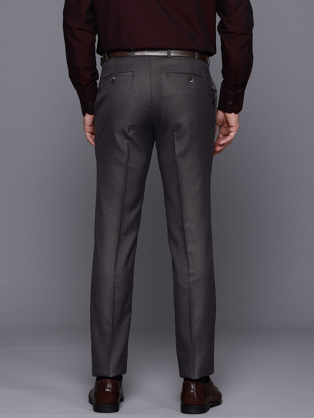 Raymond Men Slim Fit Formal Trousers