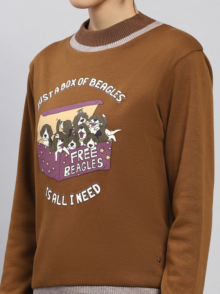 Monte Carlo Women Printed Sweatshirt