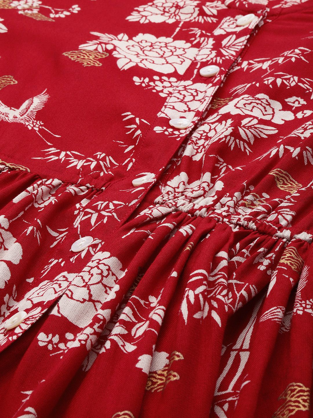 Anouk Ethnic Motifs Printed Regular Kurta with Palazzos