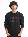 RARE RABBIT Men Marcia Typography Printed Sweatshirt