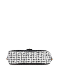 Berrylush White Textured Structured Shoulder Bag