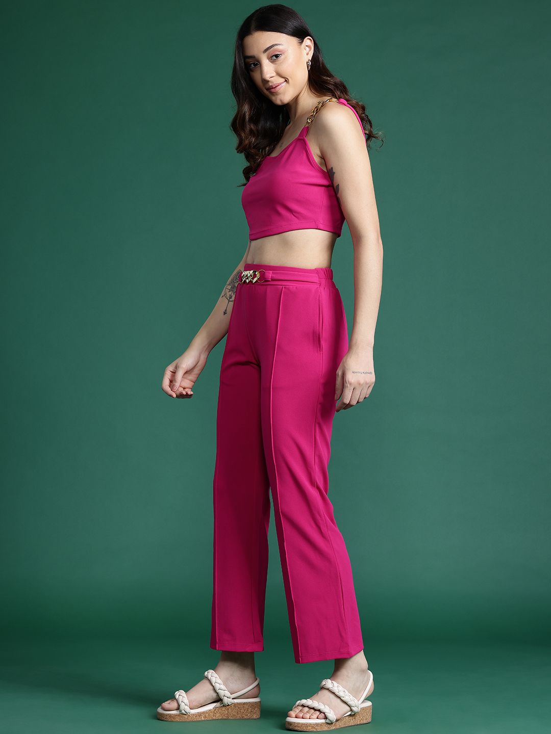 DressBerry Women Embellished Co-Ord Set