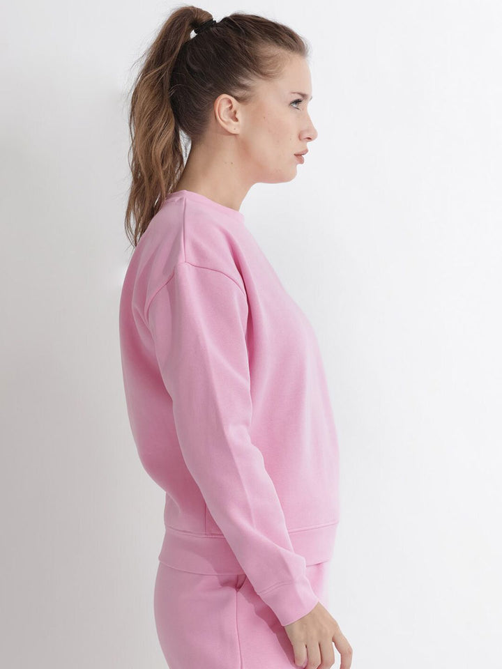 RAREISM Round Neck Cotton Sweatshirt