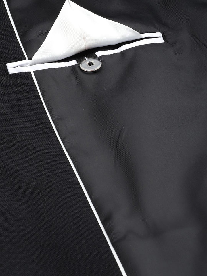 Park Avenue Single-Breasted Formal Blazer