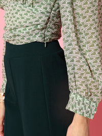 STREET 9 Gorgeous Green Self-Design Top