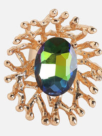 Cincin Jari Pernyataan Sohi Gold-Plated Cincin Jari