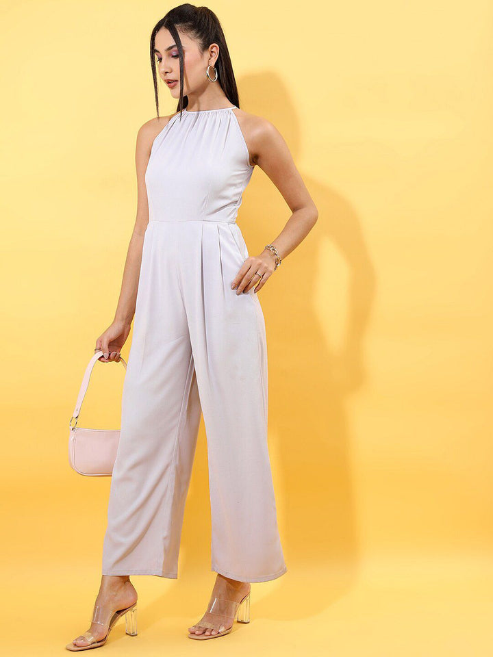 Tokyo Talkies Halter Neck Basic Jumpsuit