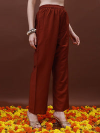 KALINI Yoke Design Regular Gotta Patti Kurta with Palazzos & Dupatta