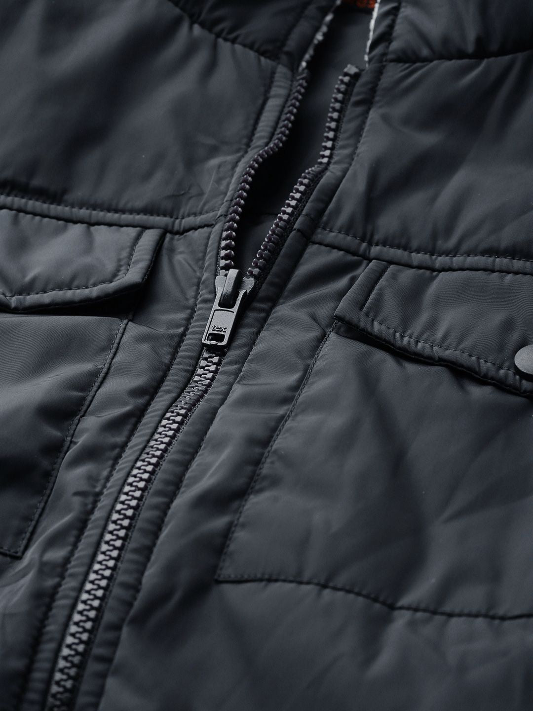DressBerry Women Navy Blue Solid Bomber Jacket
