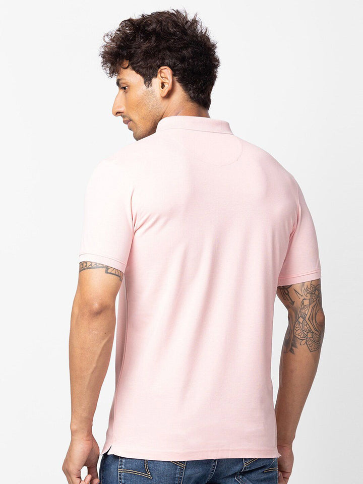 SPYKAR Men Cotton Polo Collar T-shirt