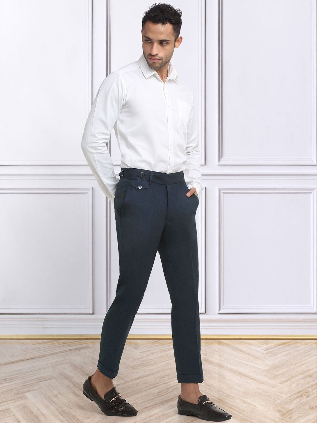 KLOTTHE Men Italian Gurkha Pants
