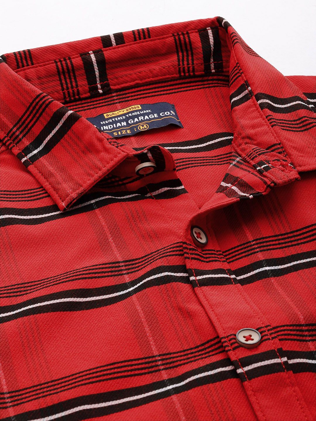 The Indian Garage Co Men Checked Casual Shirt
