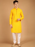 SOJANYA Ethnic Motif Embroidered Thread Work Pure Cotton Kurta