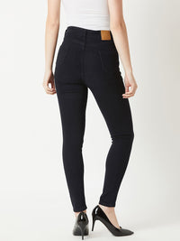 Miss Chase Women Black Skinny Fit High-Rise Clean Look Jeans