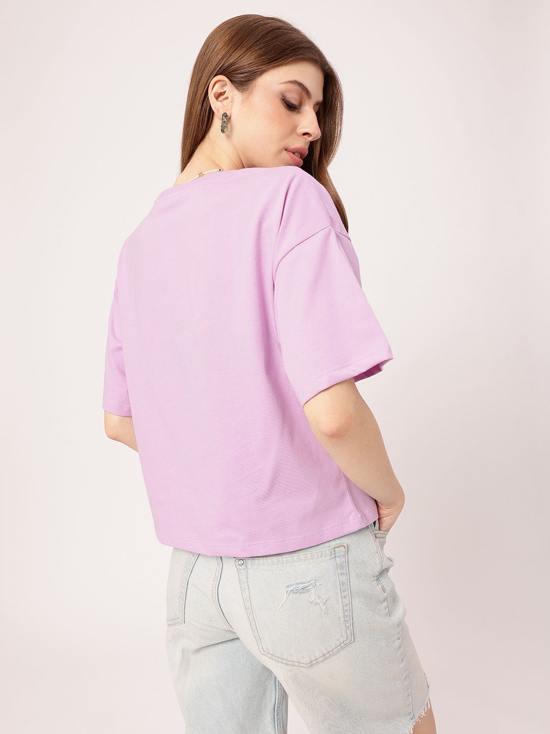 DressBerry Let Your Light Shine Printed Boxy T-shirt