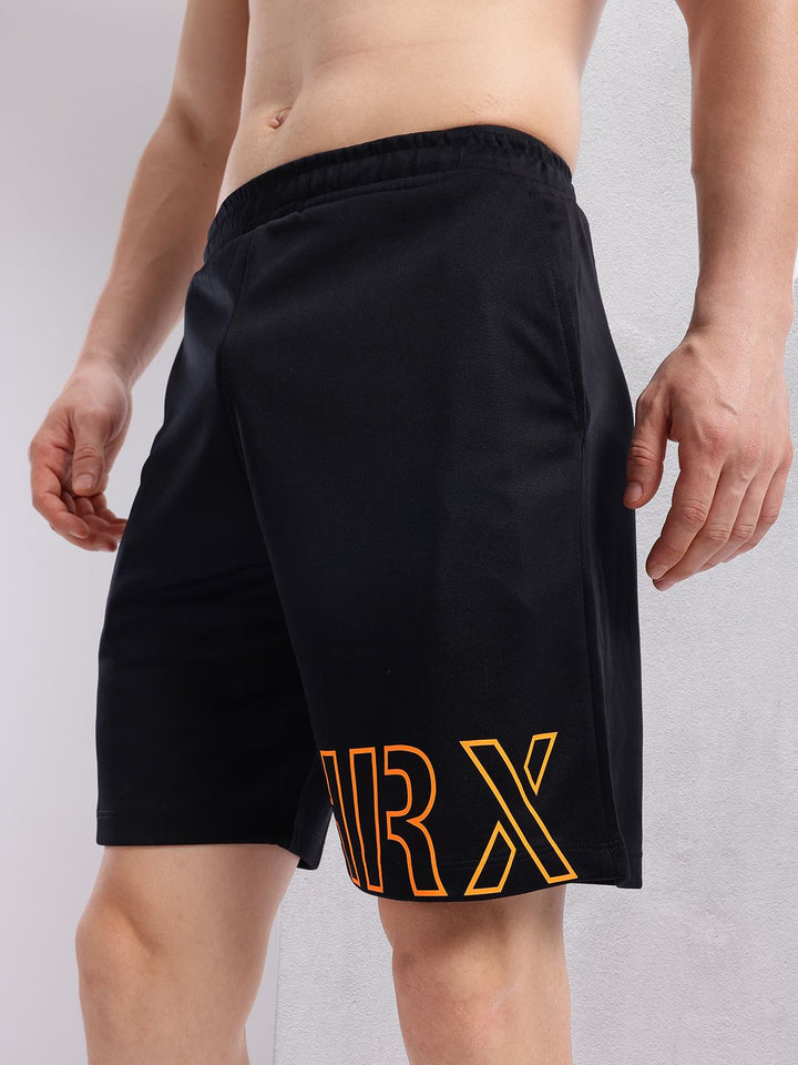 HRX by Hrithik Roshan Men Printed Rapid-Dry Training Shorts