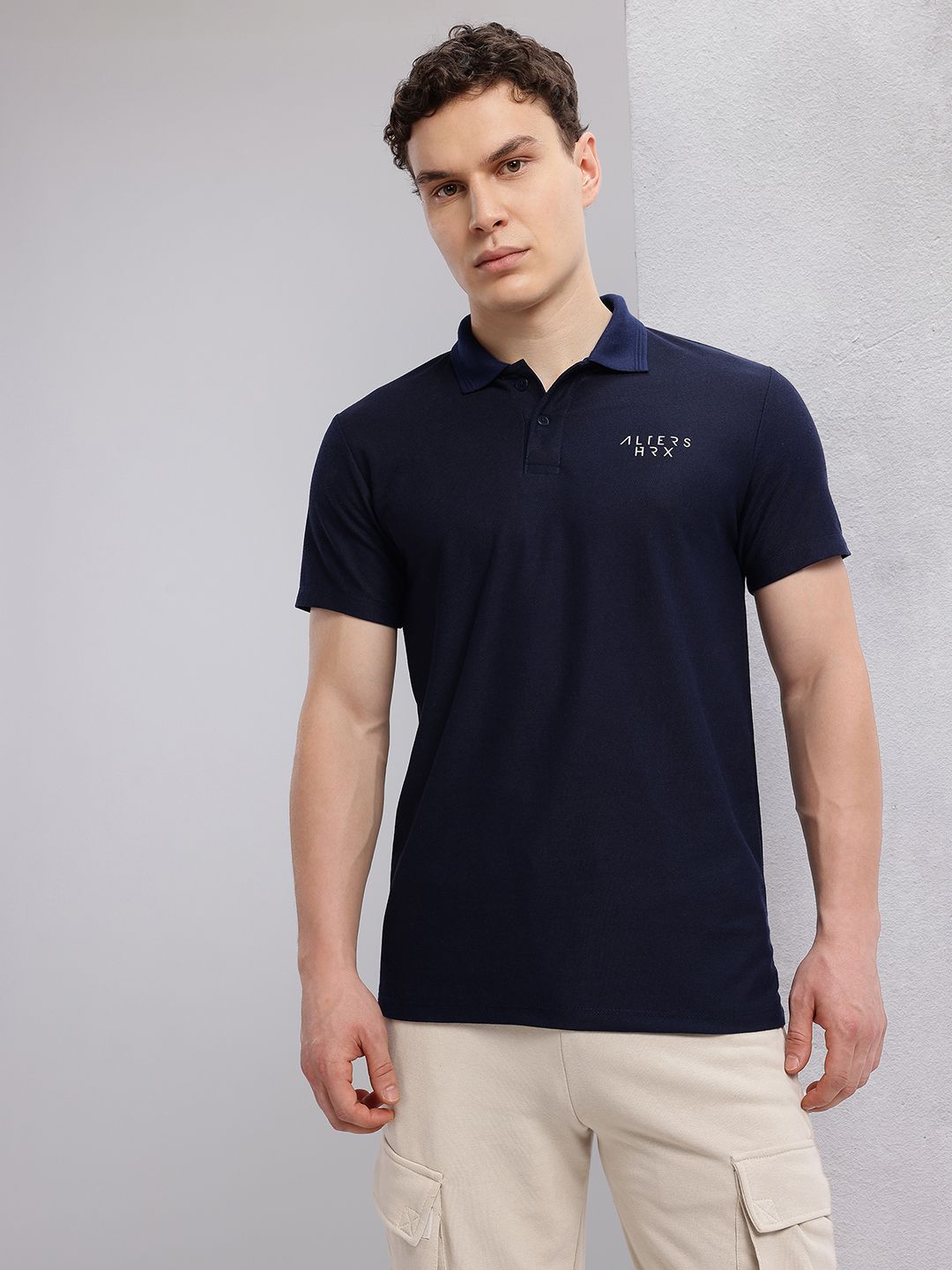 HRX oleh T-Shirt Hidup Hrithik Roshan Polo Collar