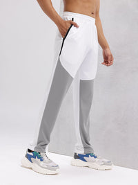 HRX by Hrithik Roshan Men Colourblocked Mid-Rise Rapid-Dry Running Track Pants