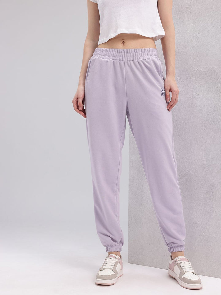 HRX by Hrithik Roshan Women Printed Detail Mid-Rise Lifestyle Joggers