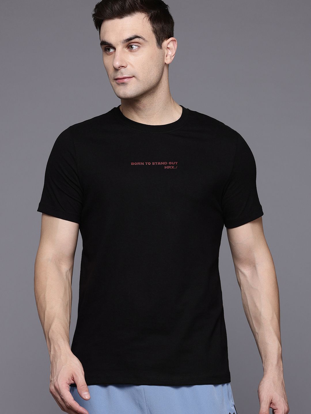 HRX by Hrithik Roshan Men Typography Printed T-shirt