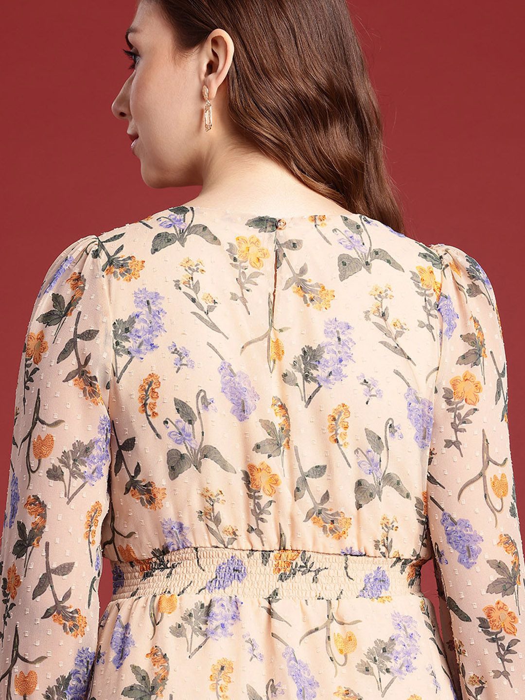 all about you Floral Print Fit & Flare Dress