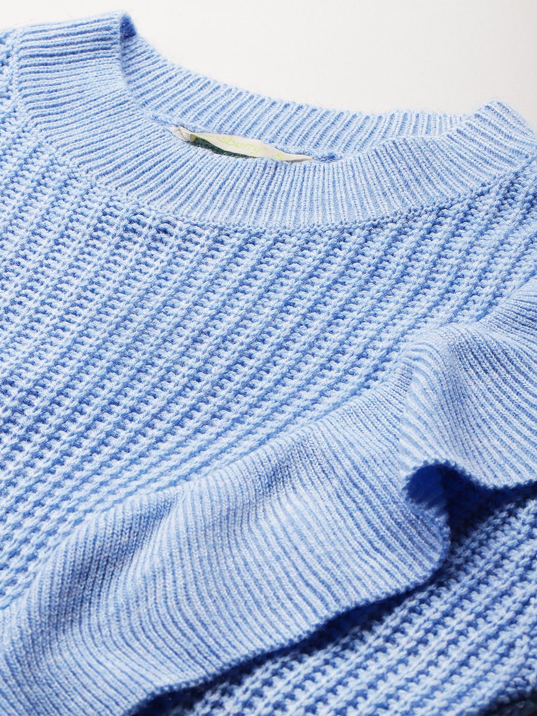 DressBerry Ruffled Acrylic Pullover