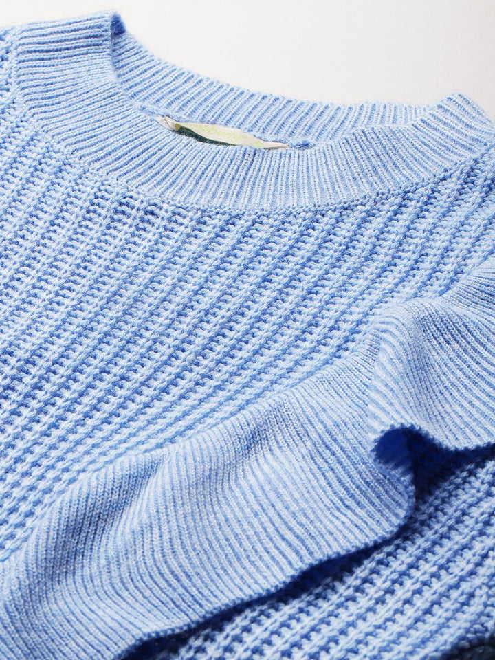 DressBerry Ruffled Acrylic Pullover