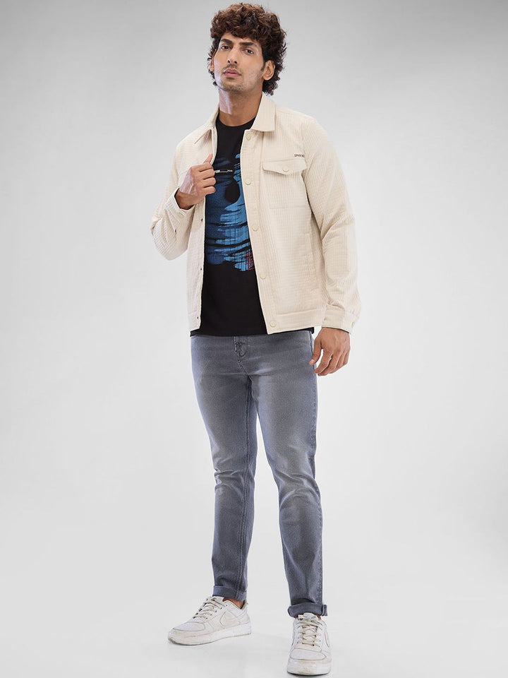 SPYKAR Men Full Sleeve Regular Fit  Jacket