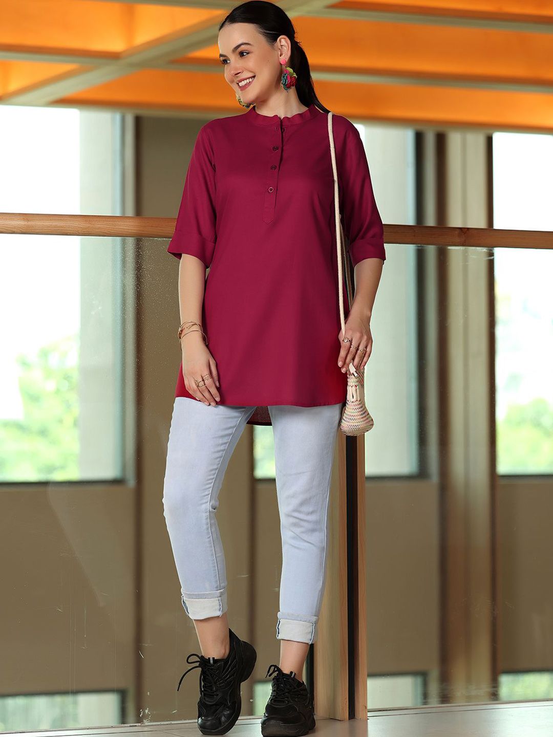 Libas Mandarin Collar Tunic