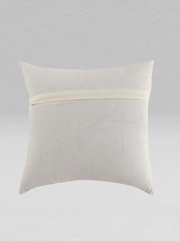 STITCHNEST Blue & White Set of 5 Geometric Square Cushion Covers