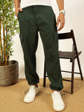 Thomas Scott Men Smart Parachute Pure Cotton Cargo Trouser