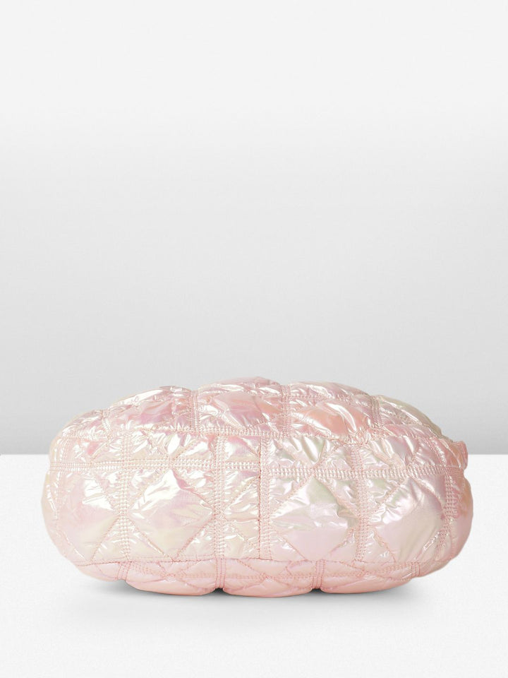 DressBerry Quilted Shoulder Bag with Iridescent Finish