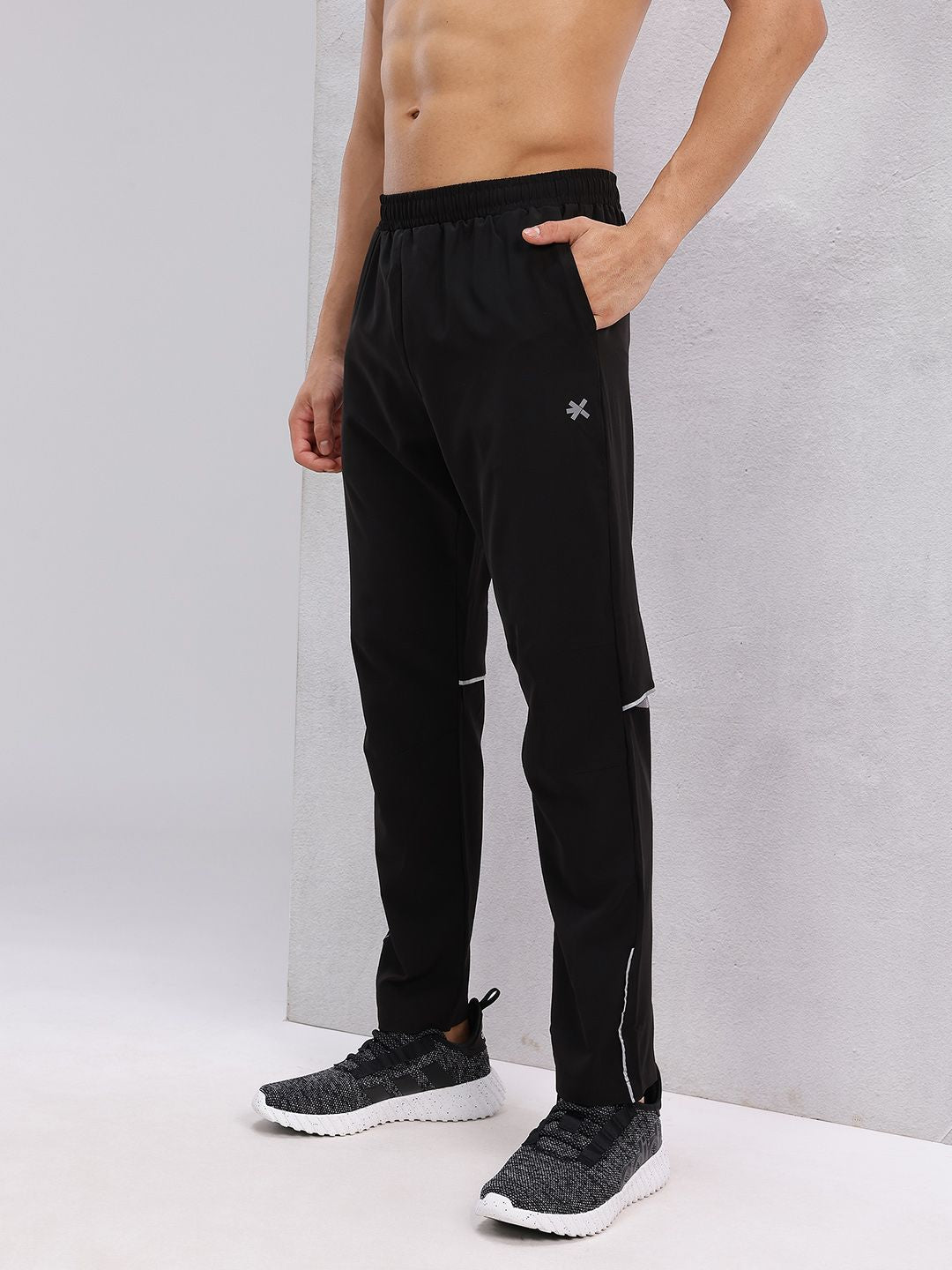 HRX by Hrithik Roshan Men Mid-Rise Rapid-Dry Running Track Pants