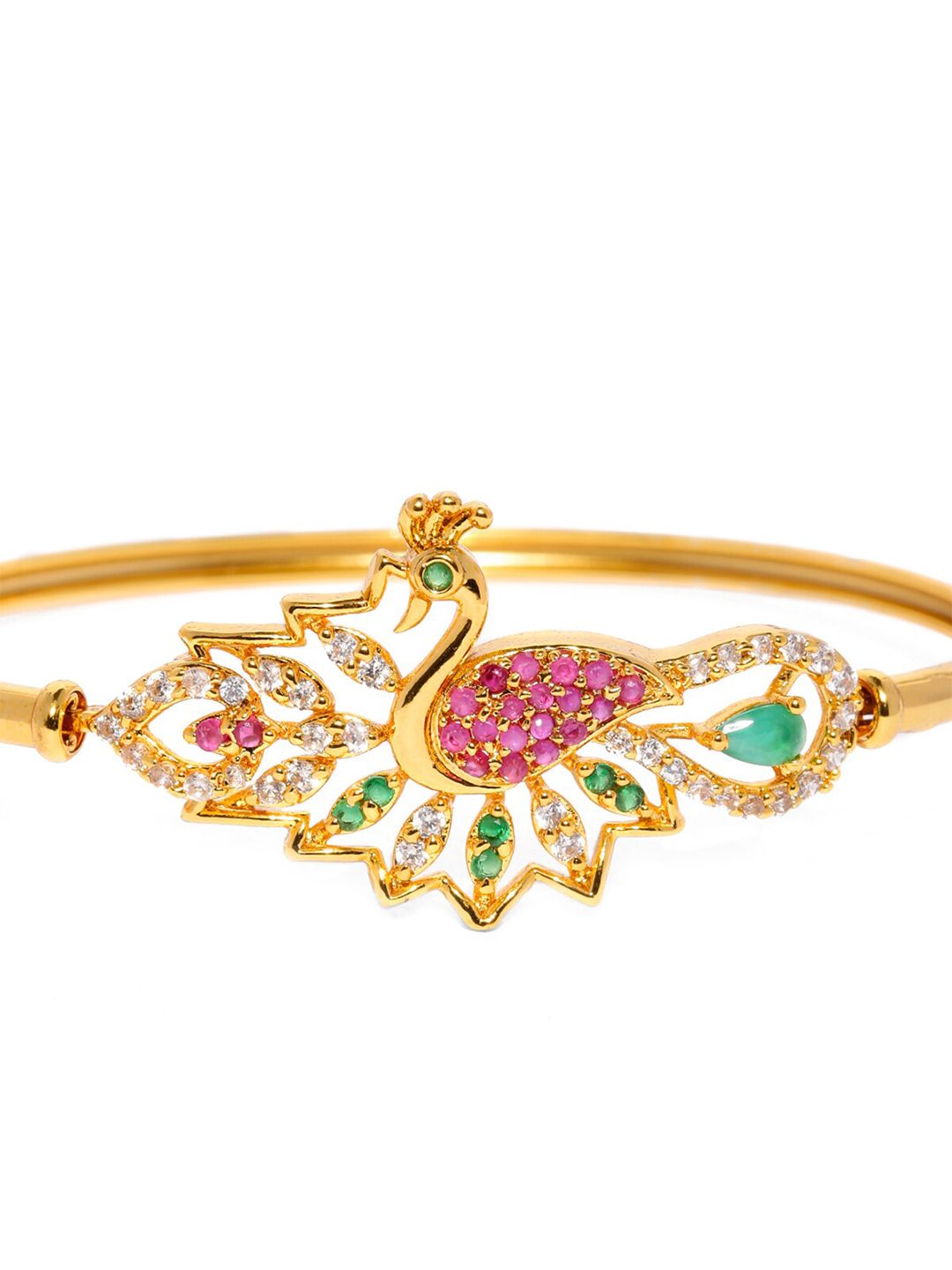Gelang Gaya Bangle Saduran Emas Zaveri Pearls