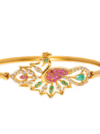 Gelang Gaya Bangle Saduran Emas Zaveri Pearls