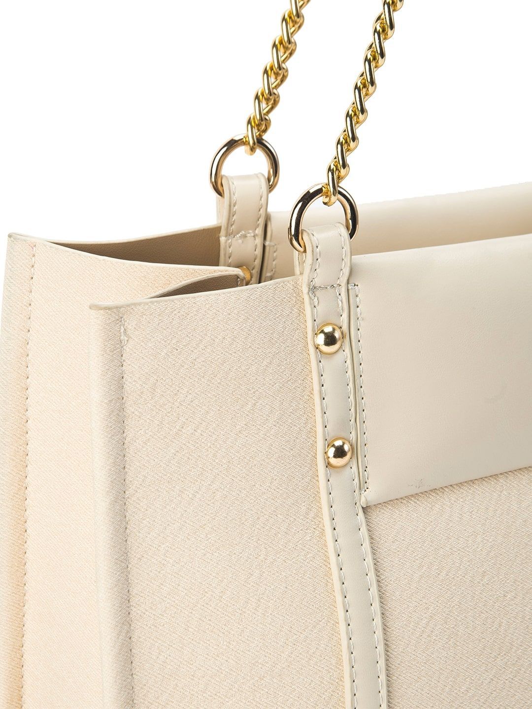Lino Perros Oversized Structured Tote Bag with Quilted