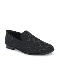 House of Pataudi Men Embellished Lightweight Mojaris