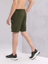 HRX by Hrithik Roshan Men Brand Logo Print Detail Training Shorts with Contrast Piping