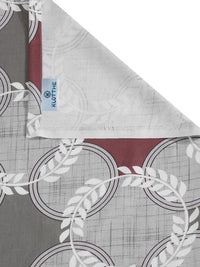 Moda Rapido X KLOTTHE Grey Geometric 400 TC King Bedsheet with 2 Pillow Covers