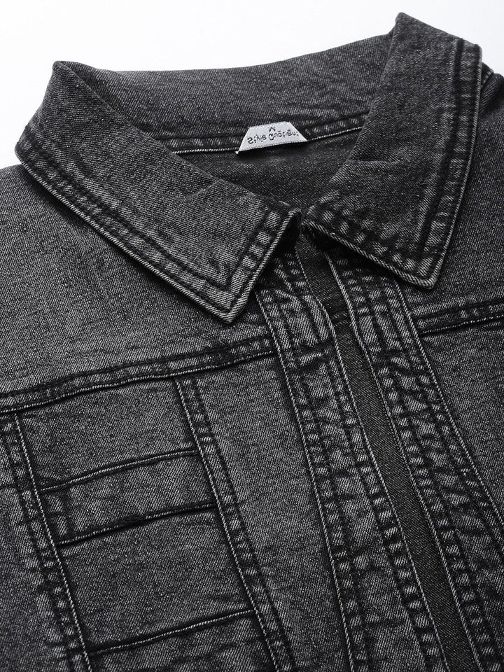 Style Quotient Women Cotton Crop Denim Shrug