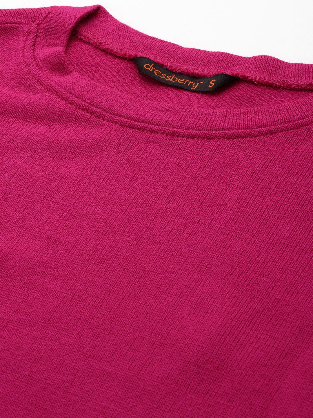 DressBerry Solid Acrylic Pullover