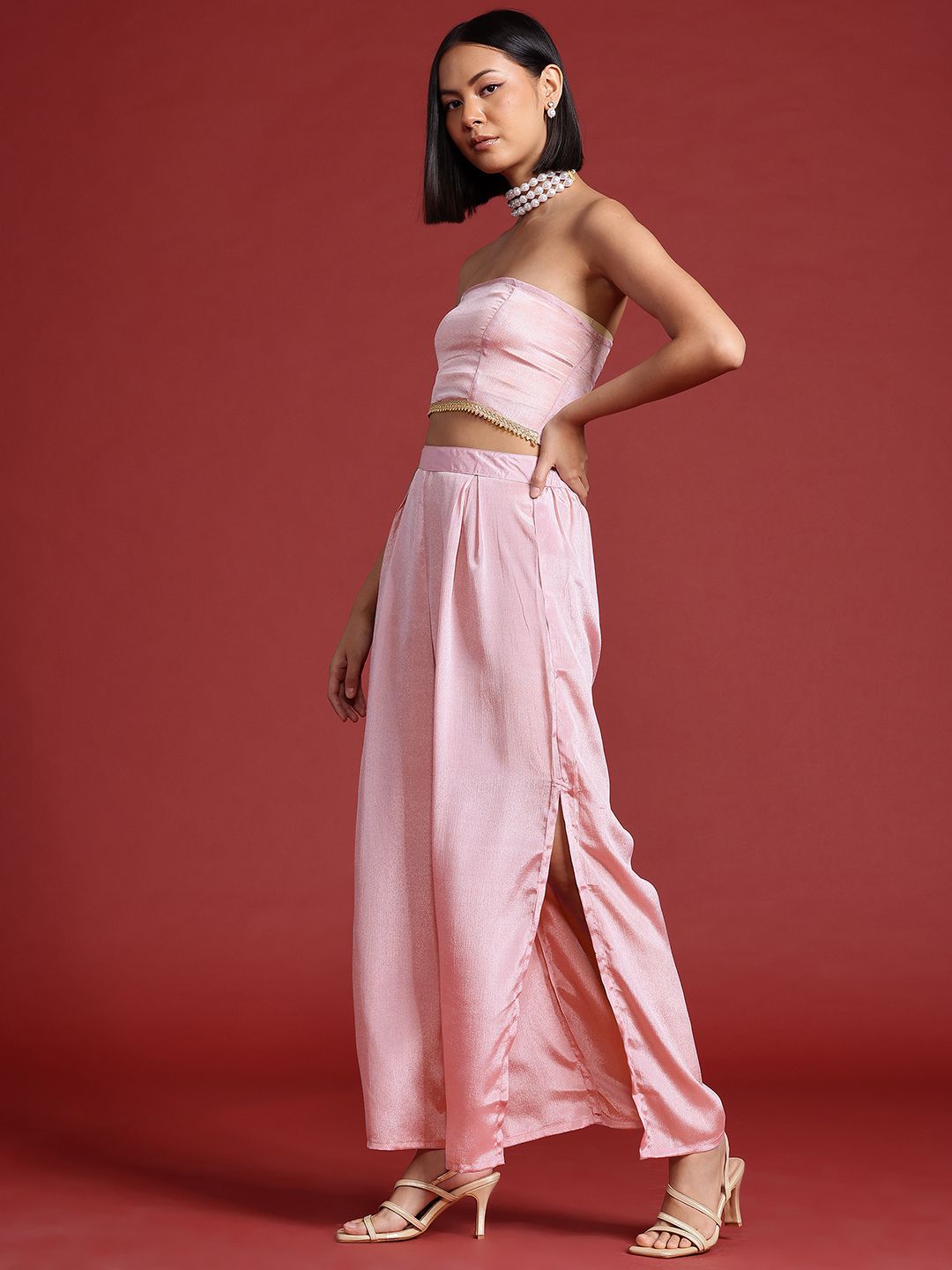 all about you Gotta Patti Ethnic Co-ords with Shrug