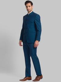 Raymond Men yang Direka Bandhgala Blazer Single-Breasted Single Woven
