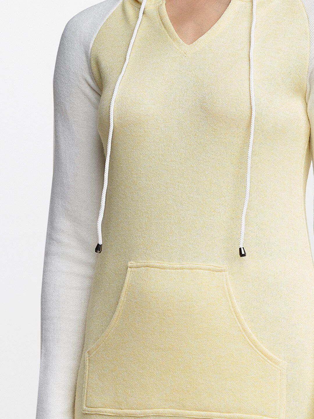 AND Yellow & White T-shirt Dress